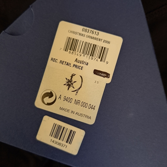 Swarovski Annual 2006 Crystal Limited Edition Christmas Star Ornament - Picture 4 of 4